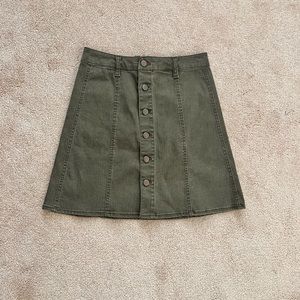 Falls Creek Denim Button-up Skirt | Like New
